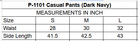 P-1101 Men's Casual Pants Twill Fabric (Export products) - Image 4