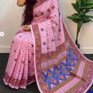 Cotton Skin Print Sharee with Blouse Piece (SS-0011)