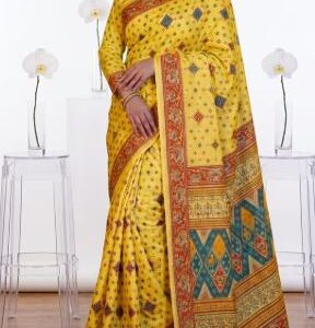 Cotton Skin Print Sharee with Blouse Piece (SS-0013)