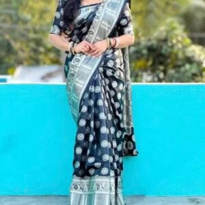 Indian Soft Katan Sharee ( SS-0018)