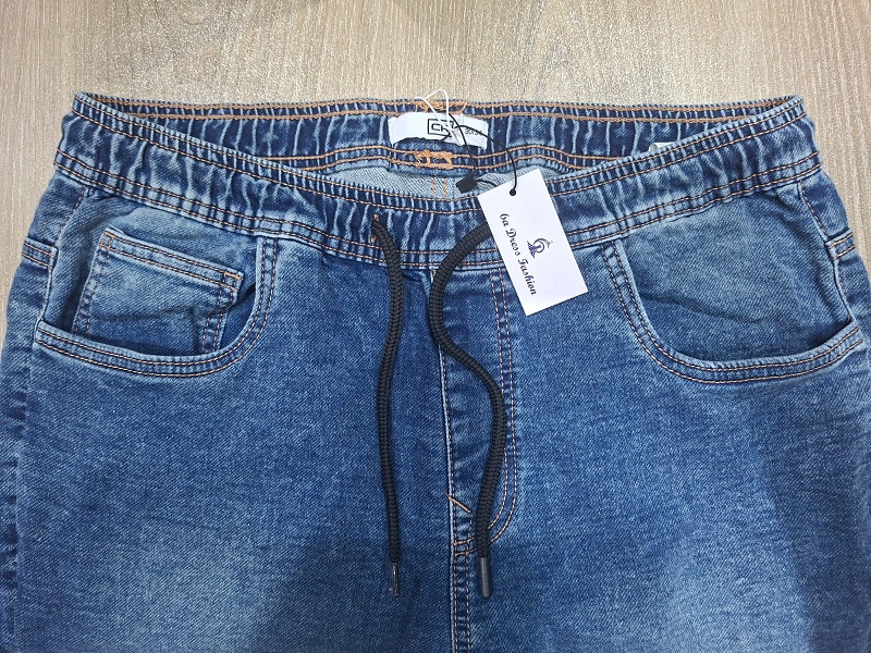 P-801 Men's Stretch Denim Joggers Pants with 5 Pockets (100% Export products) - Image 4